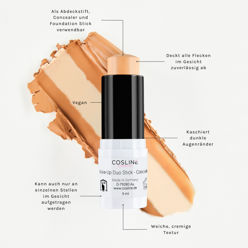 Cosline Make Up Duo Stick Concealer Vorteile 