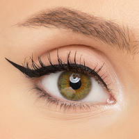 COSLINE Eyeliner Flüssig Black 501 grünes Auge
