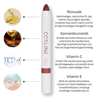 COSLINE Lippenstift 416 Benefits Inhaltsstoffe
