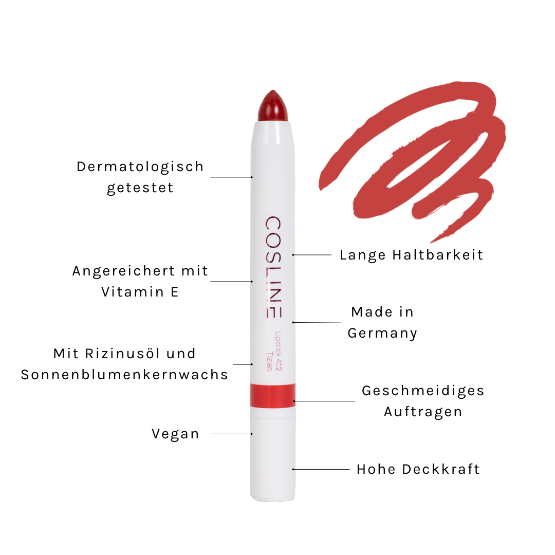 COSLINE Lippenstift Tizian 402
