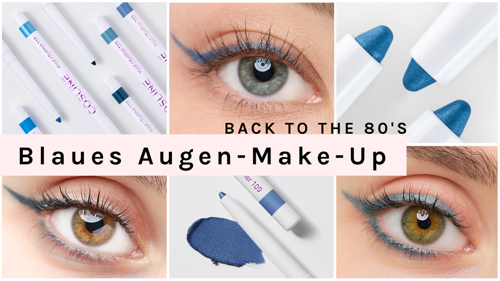 Back to the 80's - der blaue Kajal / Eyeliner ist zurück! 💙