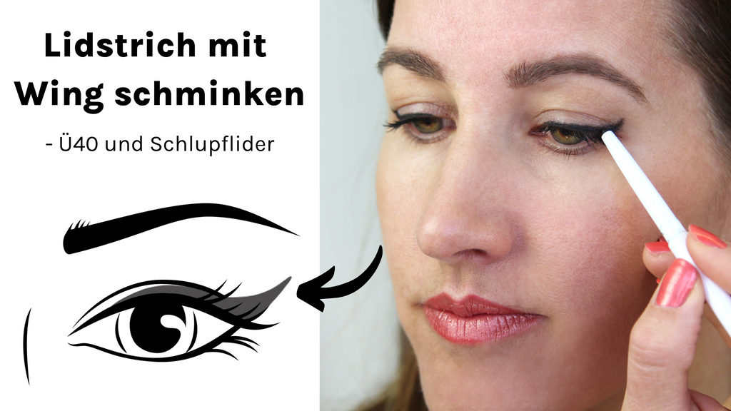 COSLINE Blog: Lidstrich mit Wing schminken - Ü40 und Schlupflider