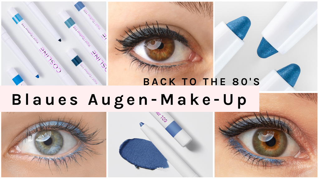 Cosline Back to the 80s Blaues Augen-Make-Up