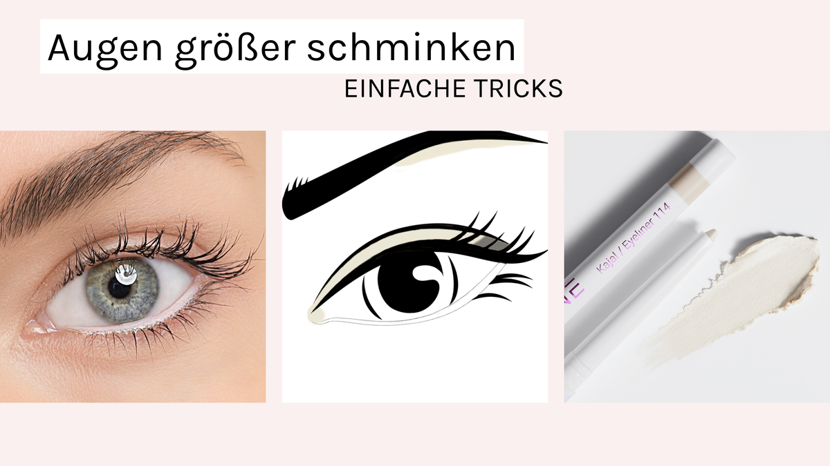 Augen größer schminken? so einfach geht's! 👀