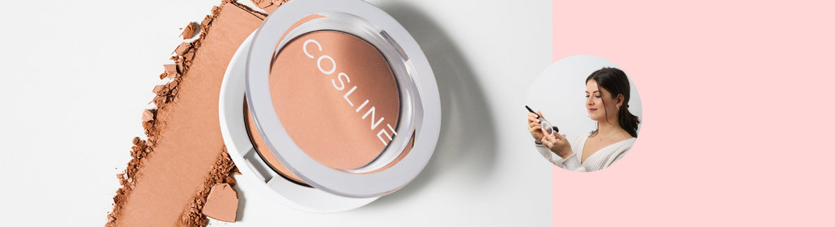 COSLINE Sun Powder matte poeder met poederkwast