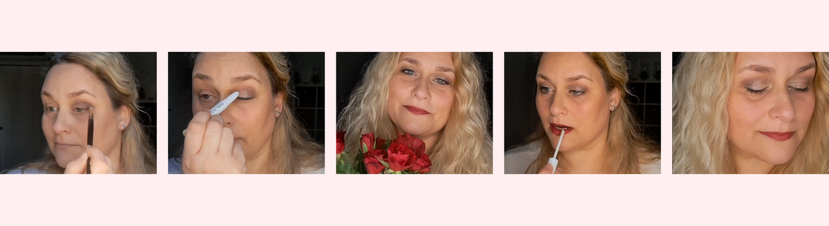 Dianas Look für Valentinstag - strahlende Augen & rote Lippen♥️💋