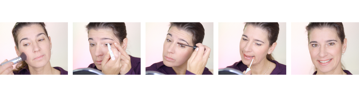 Einfacher Look mit Lippen-Highlight 💋
