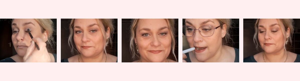 Goldbraunes Augen-Make-up