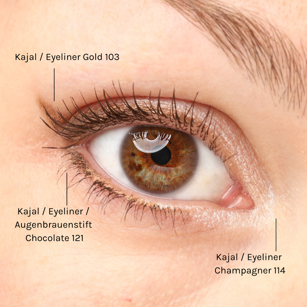COSLINE Kajal / Eyeliner Trio Mix und Match Auge mit Kajal / Eyeliner 103, 121 und 114