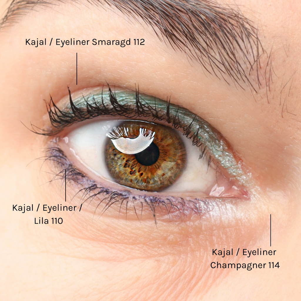 COSLINE Kajal / Eyeliner Trio Mix und Match Auge mit Kajal / Eyeliner 112, 110 und 114