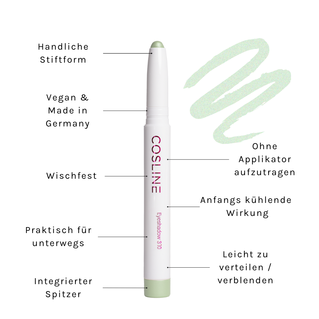 COSLINE Eyeshadow Kiwi 310 Vorteile