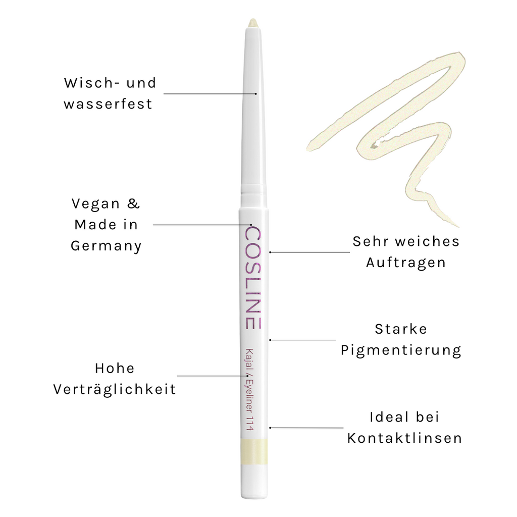 COSLINE | Kajal / Eyeliner Champagner 114 Vorteile