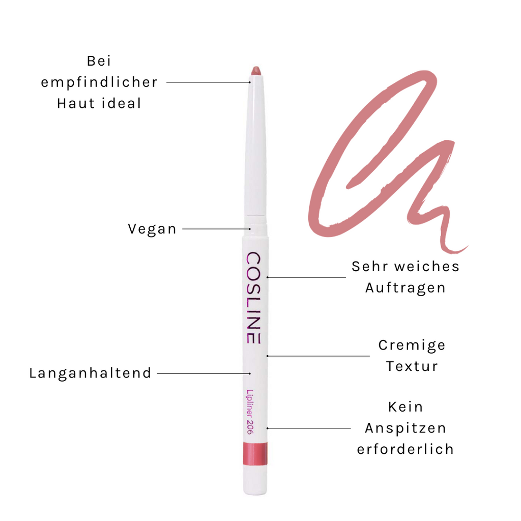 COSLINE Lipliner Nature 206 Benefits