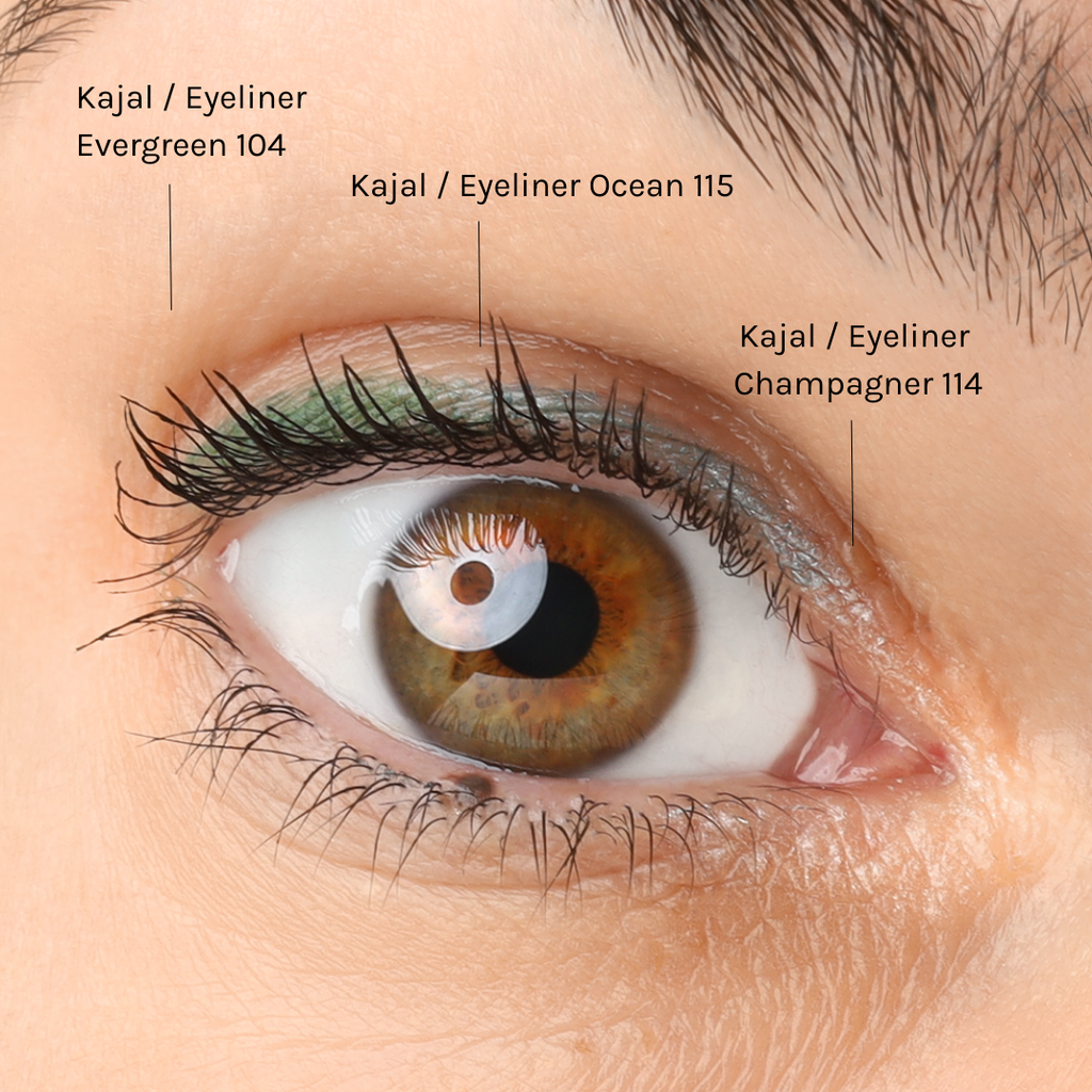 COSLINE Kajal / Eyeliner Trio Mix und Match Auge mit Kajal / Eyeliner 104, 115 und 114