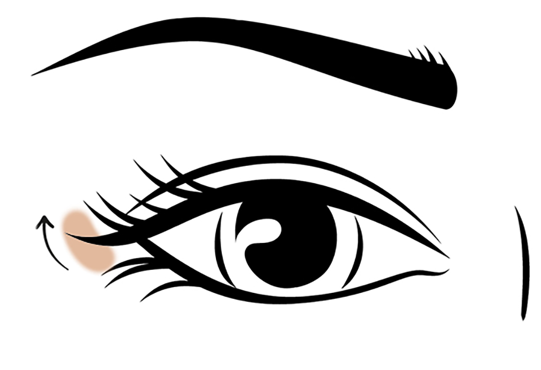 COSLINE Blog: Schlupflider schminken | Schritt 7 Concealer