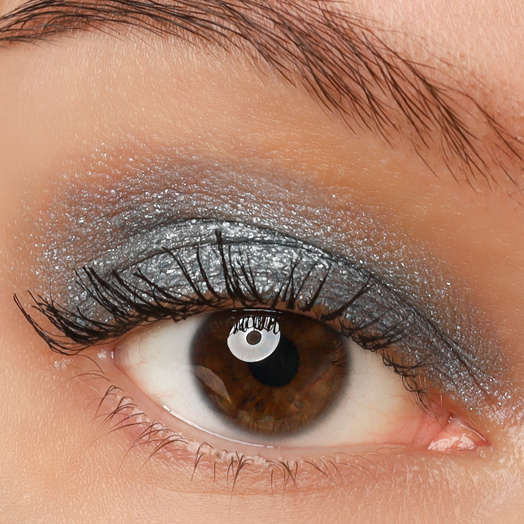 COSLINE Eyeshadow Silverblue 303 braunes Auge