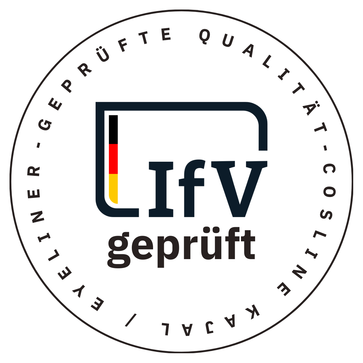 COSLINE Siegel IfV geprüft