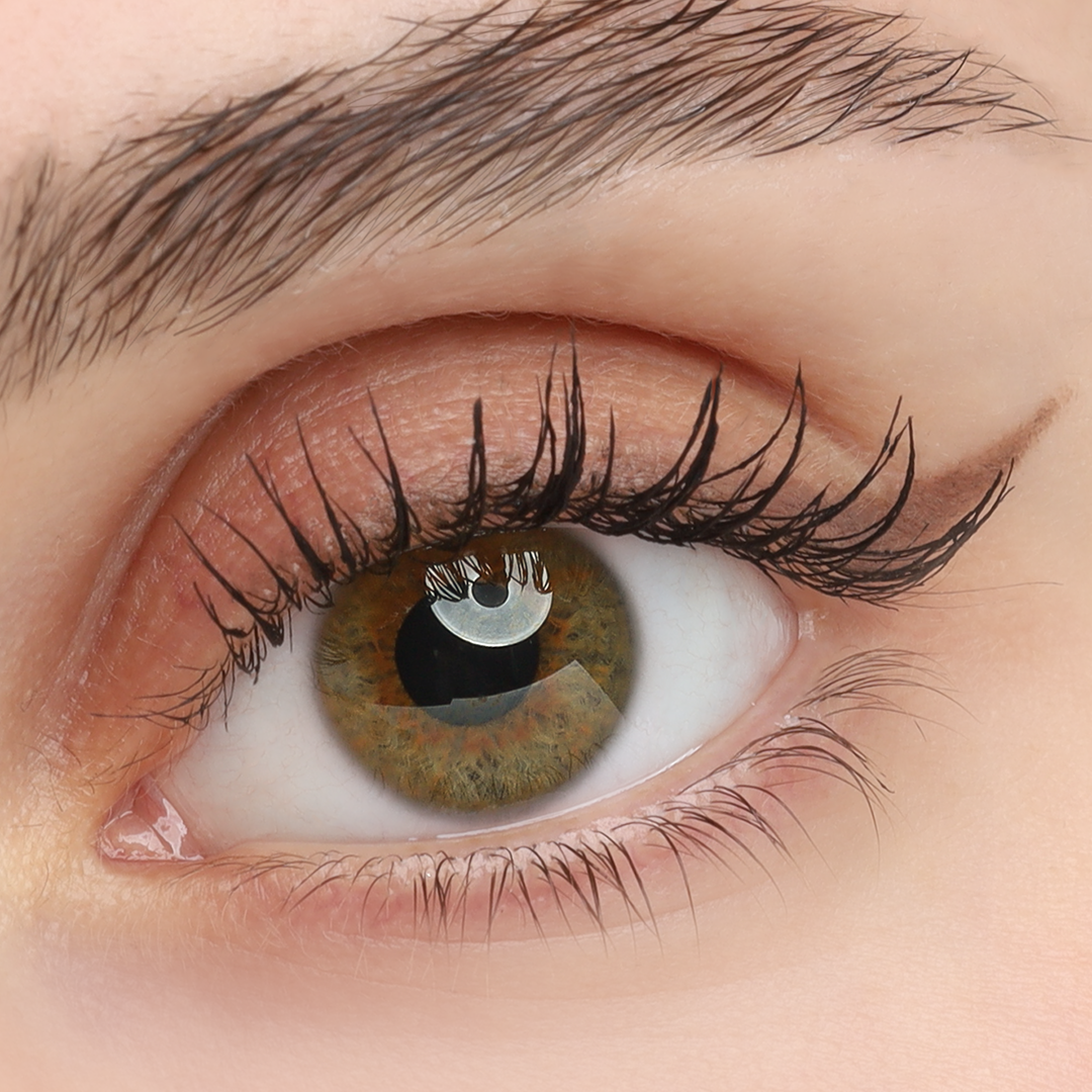 COSLINE Kajal / Eyeliner / Augenbrauenstift Chocolate 121 grünes Auge