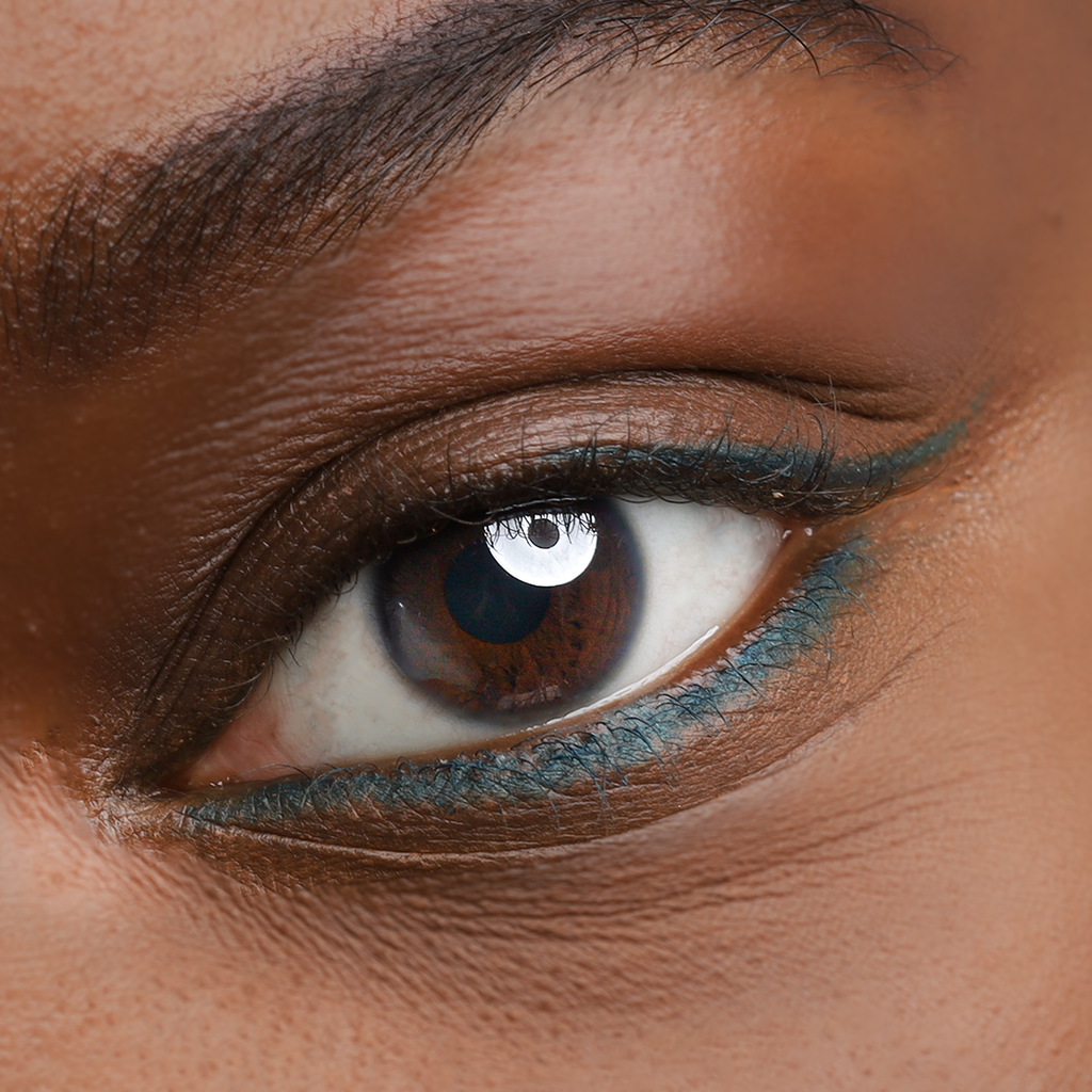 COSLINE Kajal / Eyeliner Petrol 122 Braunes Auge