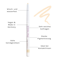 COSLINE Kajal / Eyeliner Stardust 124 Vorteile