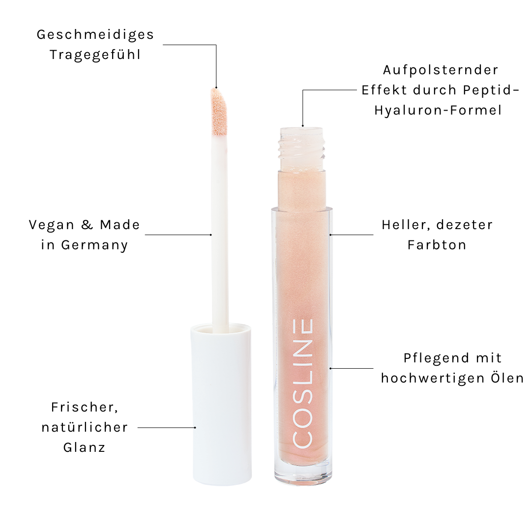 Cosline Lipgloss Pearl 450 Vorteile