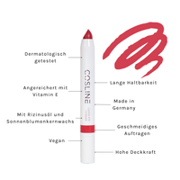 COSLINE Lippenstift Himbeere 413 Benefits