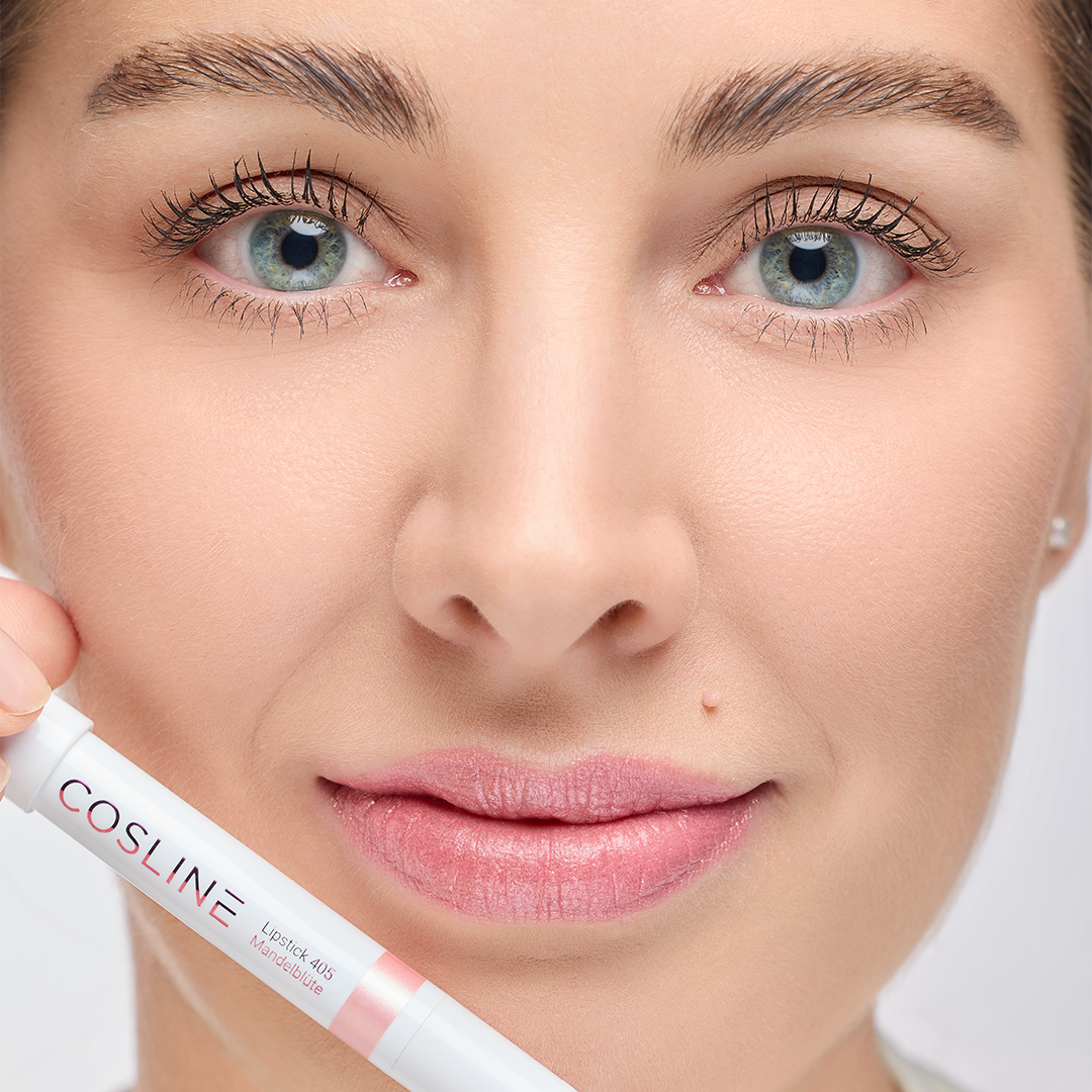 COSLINE Lippenstift Mandelblüte 405 | Gesicht