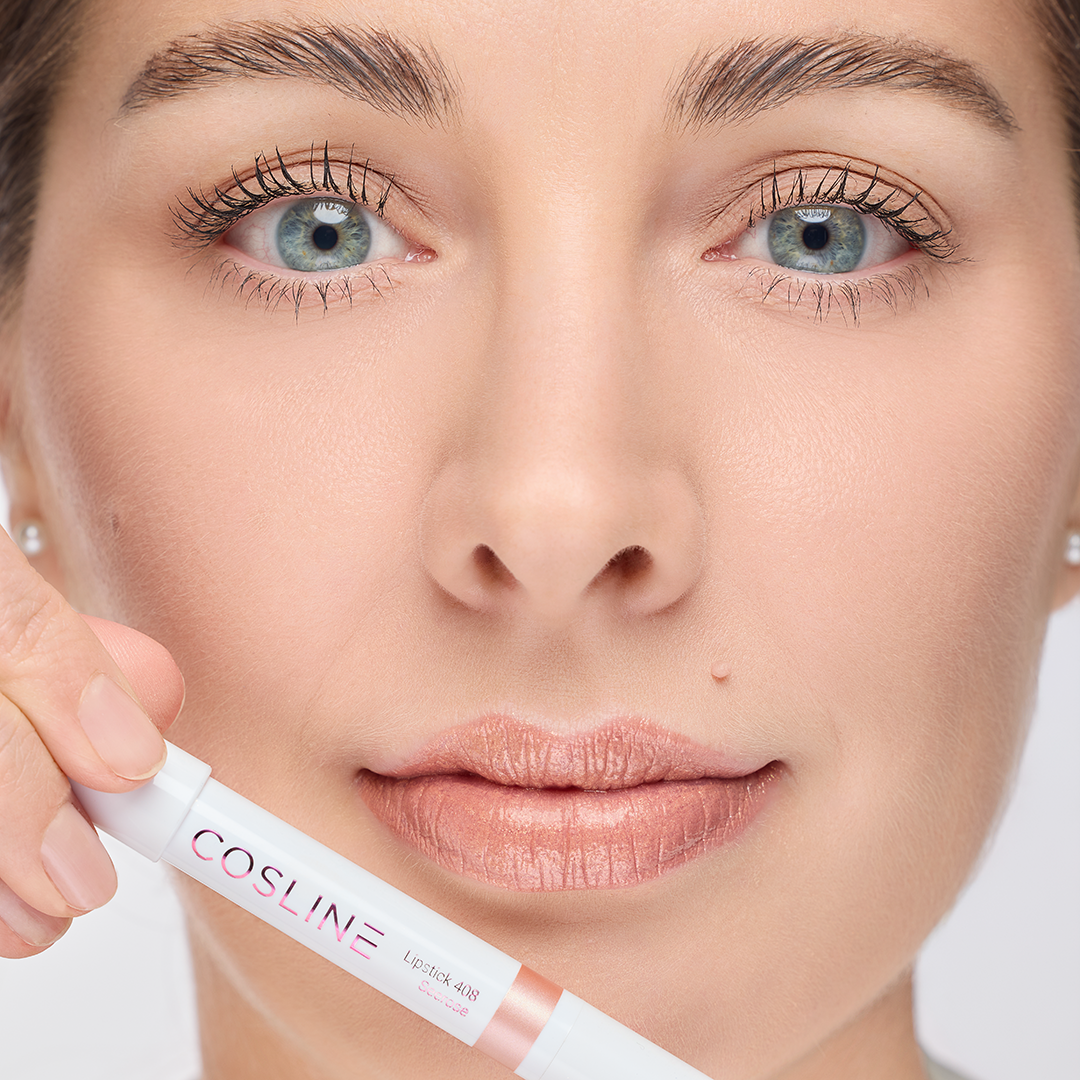 COSLINE Lippenstift Seerose 408 | Gesicht