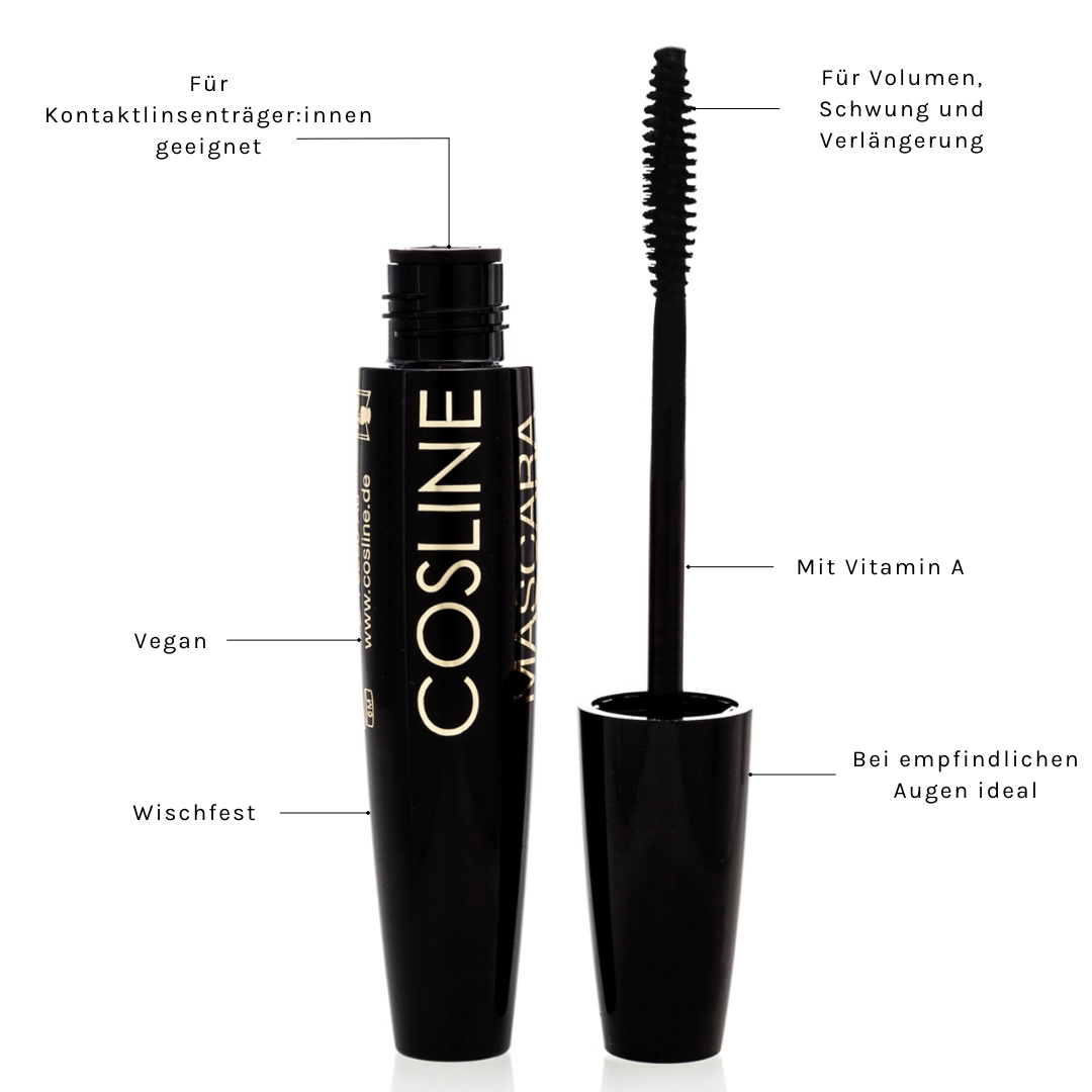 COSLINE Mascara Black Wonderlash 93 Voordelen