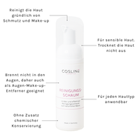 COSLINE Reinigungsschaum 150 ml Benefits