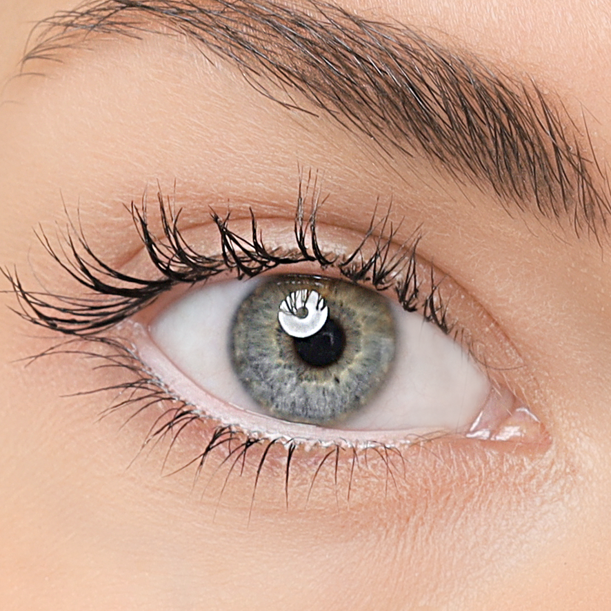 COSLINE Kajal / Eyeliner White 125 blaues Auge